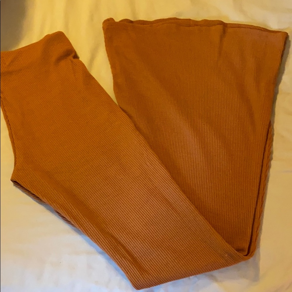 Burnt orange palazzo pants (tight fitted) size S